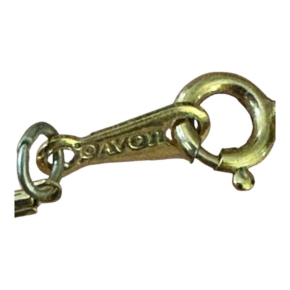 Avon Vintage 80s/90s Gold-Tone Oval Faux Pearl Pendant Necklace – Classic JB9 - Picture 6 of 6